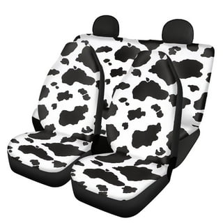 WELLFLYHOM Aztec Print Universal Rear Split Bench Seat Cover for