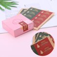 thumbnail image 5 of 100 Uds./rollo de pegatinas navideñas, caja de regalo de Navidad, pegatinas, suministros para fiestas de recompensa de clase, 5 of 5