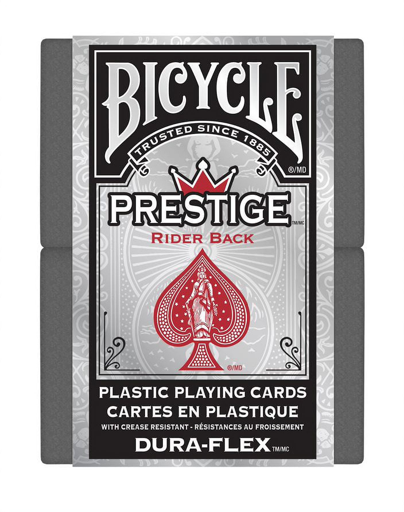 Bicycle Prestige Plastic Playing Cards with Premium Carrying Case