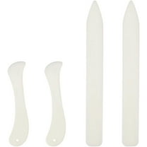 4 pcs Bone Folders Paper Creaser Crafts Scoring Folding Creasing Paper Crafting Tool Set Bone Origami Creaser Leather Burnishing Card Making for DIY Bookbinding Supplies Origami Paper Craft