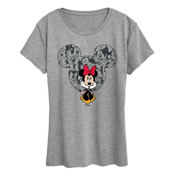 Disney - Minnie Ear Pattern - Women's Short Sleeve Graphic T-Shirt