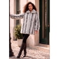 thumbnail image 5 of Roaman's Women's Plus Size Mid-Length Hooded Faux Fur Coat, 5 of 5