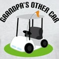 thumbnail image 3 of CafePress - Grandpa Golf Cart Light T Shirt - Men's Classic Graphic T-Shirt, 3 of 4
