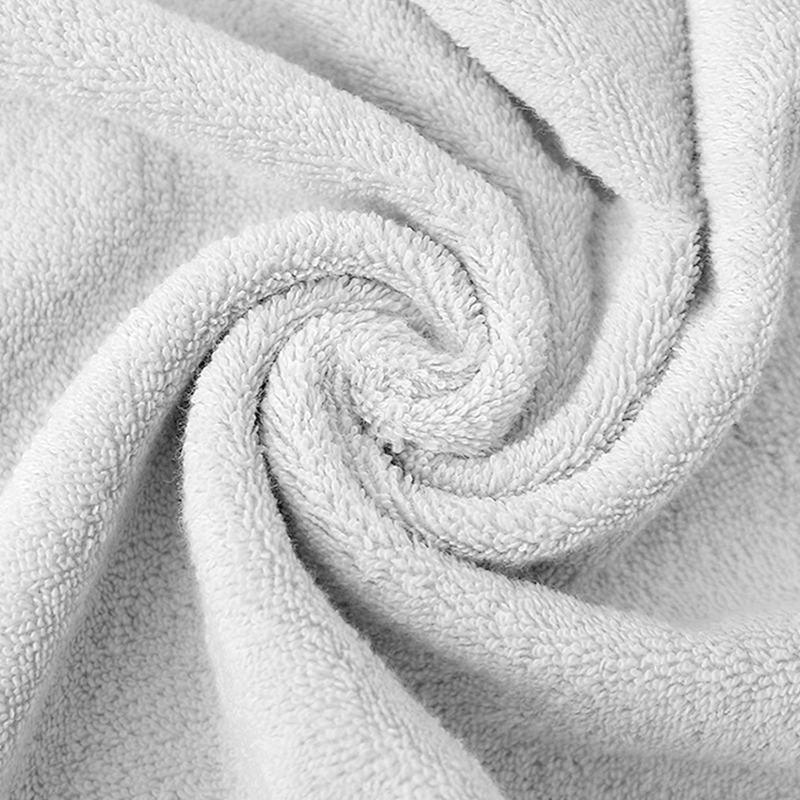 Uutvmp Pack of 6 Extra Large Bath Towels 30.7 x 13.8 Inches, 100% Cotton, Larger & Lighter, Quicker to Dry, Lighter Weight, Super Soft and Absorbent, Perfect Bathroom Towels