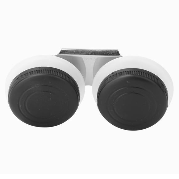 Vaso de acero inoxidable para pintura al óleo, con dos o una cuchara, para paletas (F-302)