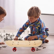 HEMOTON  Blank Skateboard for Painting Kids Unfinished Plain Decks Child