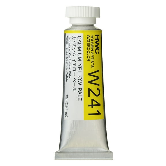 Holbein Artists' Watercolor, 15ml, Cadmium Yellow Pale