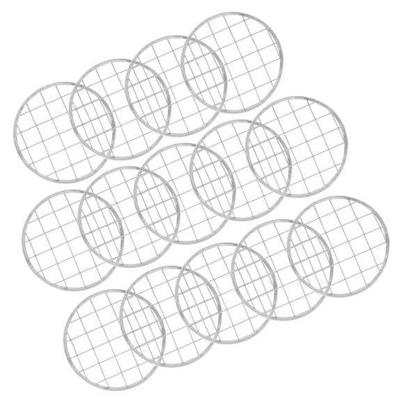 Flower Arrangement Pen Holder Nice Vases Arranging Supplies Mason Jar Gird Sprouting Lid Grid Mesh