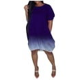 thumbnail image 2 of FVWITLYH Robes Sans Manches pour Femmes Robe Midi à Volants Col en V avec Ceinture Longue Robe de Soirée Marine,TG, 2 of 2