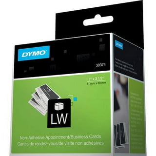 LabelValue.com | Dymo LV-30374 Appointment Cards - 300 White Appointment  Cards Per Roll / Non-Adhesive / 2 x 3.5