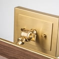 thumbnail image 4 of Lucas McKearn Cade Medium Picture Light in Medium Oak, 4 of 5