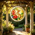 thumbnail image 2 of Guodhu Acrylic Puzzle Sun Catcher Rabbit Shape Window Hanging Suncatcher Rainbow Maker Mixed Material 100 Pieces Craft Kit for Kids Adults(multicolour Q), 2 of 7