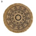 thumbnail image 1 of ENJOYW Rattan Trivet Mats Heat Insulation Handmade Cotton Flax Dining Table Non-Slip Placemat for Kitchen Jute Coaster, 1 of 7