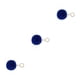 thumbnail image 2 of Billuyoard Llavero de bola peluda Llaveros Llaveros multicolores adorables Mujeres para niños Adultos Estudiantes mayores Azul oscuro 9 cm Type1 NO1, 2 of 6