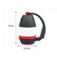 thumbnail image 4 of Escalada Linterna de camping LED de 5W 3 en 1 banco de energía de emergencia de luz de tienda plegable (rojo) Tmvgtek Para Estrenar, 4 of 4