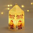 thumbnail image 3 of Linterna LED de Navidad, pequeña linterna portátil sin llama para decoración navideña de bar en casa (Santa) JAMW Sencillez, 3 of 5