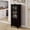 Black, variant on Leumius Minimalism Buffet Cabinet with Glass Doors and Double Drawer, Modern Wooden Storage Sideboard Cupboard for Living room Dining Room Hallway Entryway White