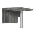 thumbnail image 2 of Mayline Aberdeen Series 72" Freestanding Peninsula in Gray Steel, 2 of 2