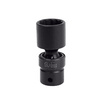 SUNEX 1/2" Dr. 1" 12 Point Universal Impact Socket