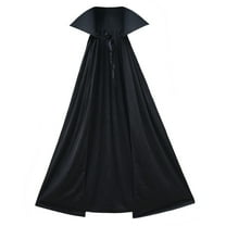 SeasonsTrading 40" Black Cape with Stand-Up Collar - Superhero Vampire Costume