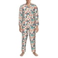 thumbnail image 3 of Kdxio Barbecue Men’s Pajama Set Pajamas For Men 2 Piece PJ Set with Men Pajama Pants and Long Sleeve T-Shirt Lounge Set-Medium, 3 of 7