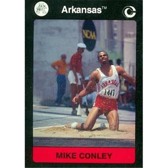 Mike Conley Cartes à Collectionner (Arkansas) 1991 Collection Collégiale No.7 Long Jump & Triple Jump