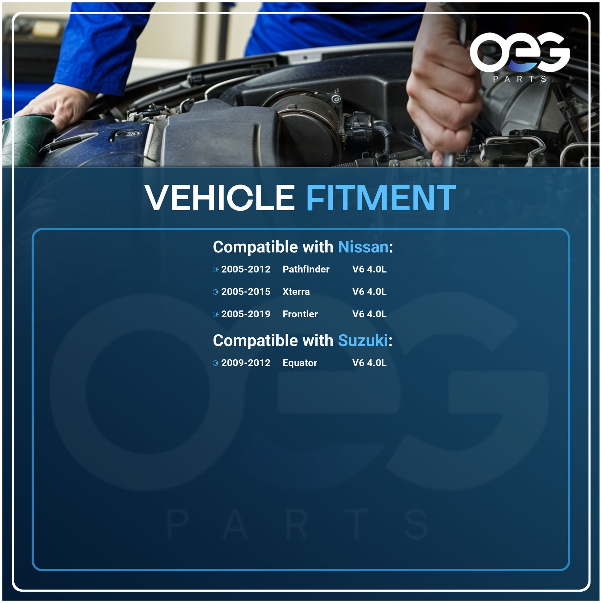 OEG Parts New Starter Replacement For Nissan Frontier 4.0L 2005-2019, Xterra 4.0L 2005-2014, Pathfinder 05-12 Replacement For Suzuki Equator 4.0L 09-12 23300EA200, 31100-82Z10, SMT0260, 41048112