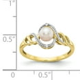thumbnail image 3 of Primal Gold 10 Karat Yellow Gold High Polished Ruby and Diamond Ring, 3 of 7
