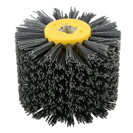 

P80 1 Pcs Nylon Abrasive Wire Drum Polishing Wheel Electric Brush For Woodworking Metalworking