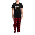 thumbnail image 4 of CafePress - Soft Coated Wheat Terrier Puppy Pajamas - Women's Short Sleeve Print T-Shirt and Pants Dark Cotton Pajama Set, 4 of 7