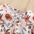 thumbnail image 5 of Baby Romper Baby Girls Cotton Floral Autumn Long Sleeve Romper Jumpsuit Headbands Clothes, 5 of 5