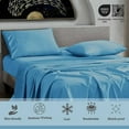 thumbnail image 4 of 100% Cotton 300 TCPillowcase Set with Z-Hem - Pure Cotton, Queen, Air Blue, 4 of 4