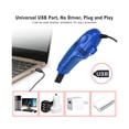 thumbnail image 3 of Laptop Brush Practical Convenient 6 Colors USB Keyboard Vacuum Cleaner for Printer - Black, 3 of 5