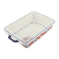 thumbnail image 4 of The Pioneer Woman Ceramic 9x13 Baker with Lid, Heritage Floral, 4 of 7
