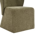 thumbnail image 4 of Christopher Knight Home 7-Piece Modern Dining Set, Table with 6 Upholstered Chairs, Light Natural+Olive Green, 4 of 14