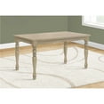 thumbnail image 4 of Monarch Specialties I 1390 - Dining Table, 60" Rectangular, Veneer Top, Solid Wood Legs, Dining Room, Kitchen, Antique Grey Veneer, Wood Legs, Transitional, 4 of 4