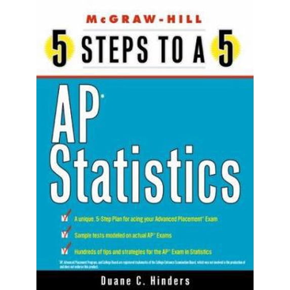 Pre-Owned 5 Steps to a 5 on the AP: Statistics (Paperback) 0071412786 9780071412780