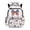 American Flag Star Bow, variant on Girls Lightweight Backpack, Pink Bow 17 Inch Laptop Bag for School, USA Flag Backpack for Kids with Multi-Pocket for Primary Elementary Back to School
