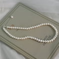 thumbnail image 3 of Collar de perlas de agua dulce Minnieouse Gargantilla ajustable de plata de ley 925 Color blanco 32cm, 3 of 6
