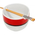 thumbnail image 2 of Pokemon Pokeball Ramen Bowl with Chopsticks, 2 of 3