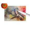 thumbnail image 5 of Northern Hawk Owl Glass Cutting Board 12 in x 15 in, 5 of 5