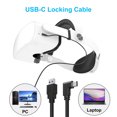 thumbnail image 4 of Oculus Link Cable, 10ft/3M Link Cable Fit for Oculus Quest 2, USB 3.2 Gen 1 Type C to A 90 Degree Angled, 5Gbps High-Speed Data Transfer Fast Charging Cable for VR Headset/Gaming PC USB C Charger, 4 of 8
