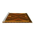 thumbnail image 2 of Ahgly Company Machine Washable Indoor Rectangle Oriental Yellow Traditional Area Rugs, 8' x 12', 2 of 4