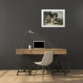 thumbnail image 3 of Richter, Ludwig 24x18 White Modern Wood Framed Museum Art Print Titled - Shepherds Family, 3 of 4