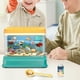 thumbnail image 4 of EeaseMX 1 juego de juguetes de simulación de pecera, juguetes de pesca magnéticos para niños, divertidos y realistas, acuario pequeño., 4 of 8