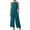Sky Blue plus size two piece outfits a1, variant on Cagogo Women Plus Size 2 Piece Outfits Sleeveless Crop Top Wide Leg Pants Set Casual Boho Vacation Loose Two Piece Tracksuit Summer Cruise Travel Clothes, Navy M