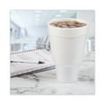 thumbnail image 5 of 32 oz. Foam Drink Cups with Tapered Bottom - White (500/Carton), 5 of 5
