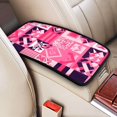 thumbnail image 3 of Car Handrails Box Pad 12.6 X 7.5 In Waterproof Non-Slip Wear-Resisting Durable Breathable Strong Tensile And Tensile Stretch Hotpink Geometric Patterns_2, 3 of 7