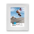 thumbnail image 1 of Hauz FRM7555 - 5x7 White Curved Picture Frame Wood Texture, 1 of 2