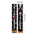 thumbnail image 6 of Halloween Ghost Banners Welcome Halloween Decorations Outdoor Halloween Hanging Sign for Front Door Trick Or Treat Banners Porch Signs Outside Yard fireplaces Party Supplies, 6 of 6